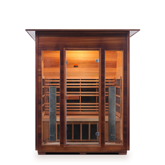 Rustic 3 Indoor Infrared Sauna
