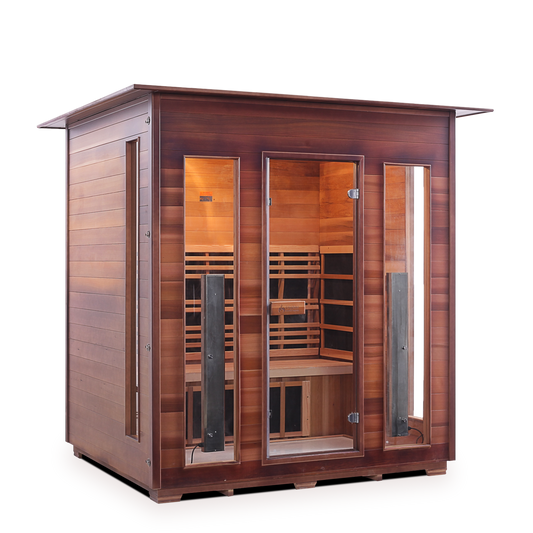 Diamond 4 Hybrid Infrared/Traditional Indoor Sauna