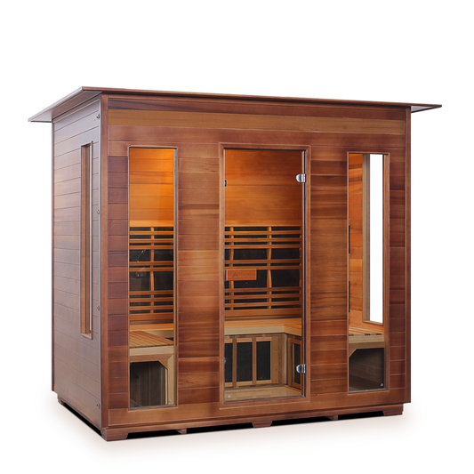 Diamond 5 Hybrid Infrared/Traditional Indoor Sauna
