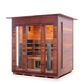 Diamond 4 Hybrid Infrared/Traditional Indoor Sauna