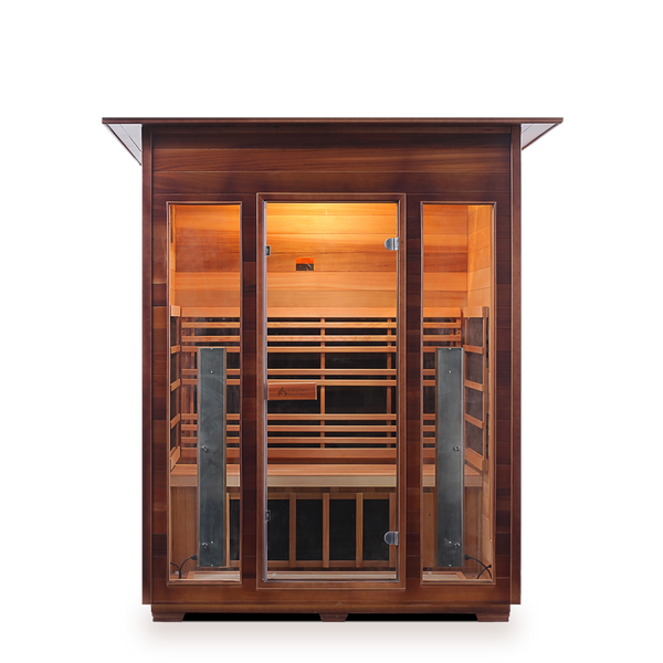 Rustic 3 Indoor Infrared Sauna