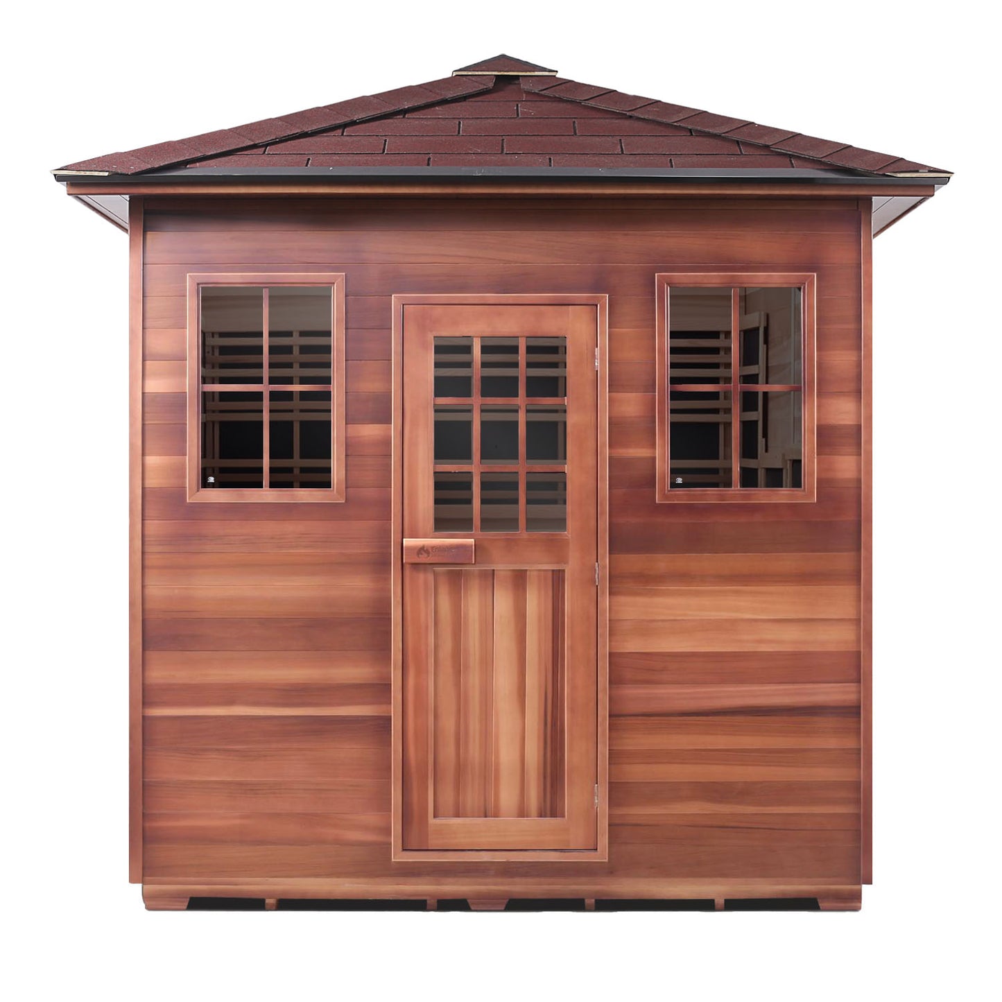 Sapphire 8 Hybrid Infrared/Traditional Outdoor Sauna