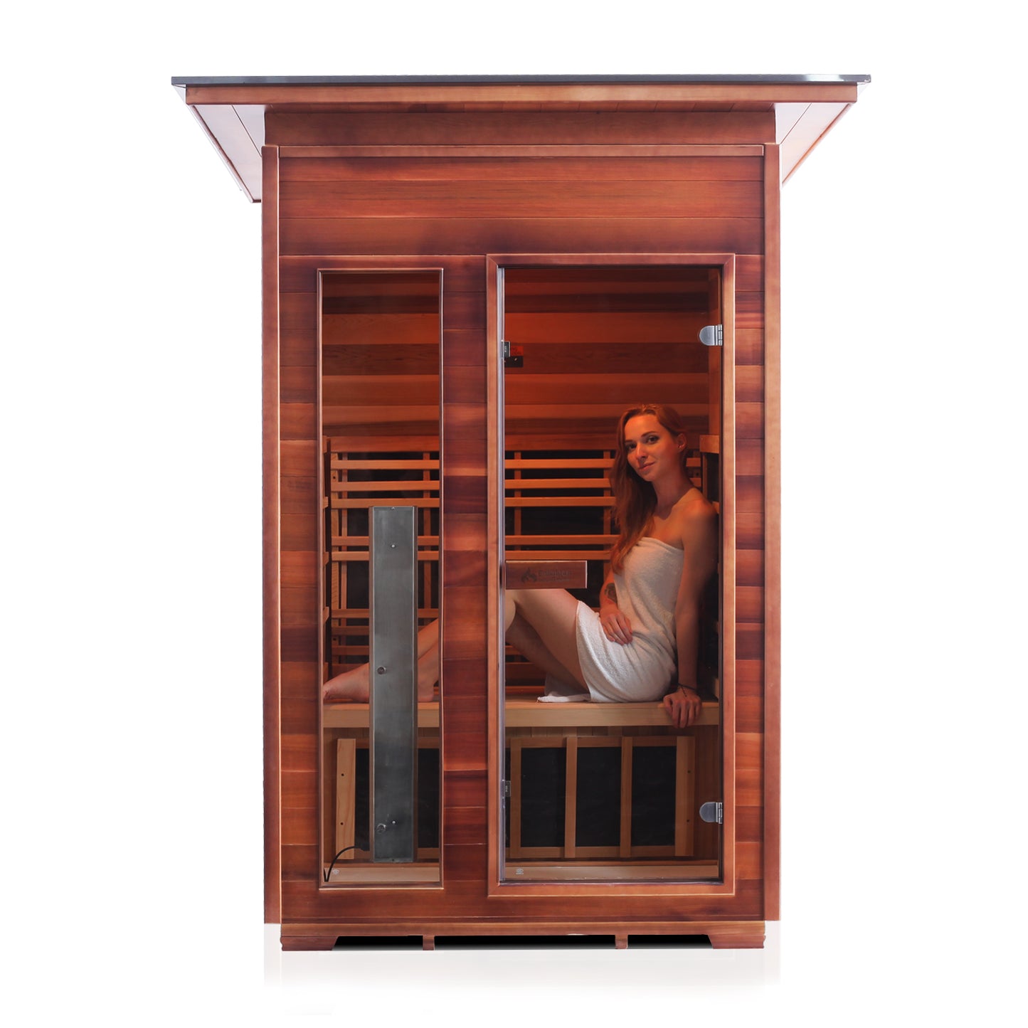 Diamond 2 Hybrid Infrared/Traditional Outdoor Sauna
