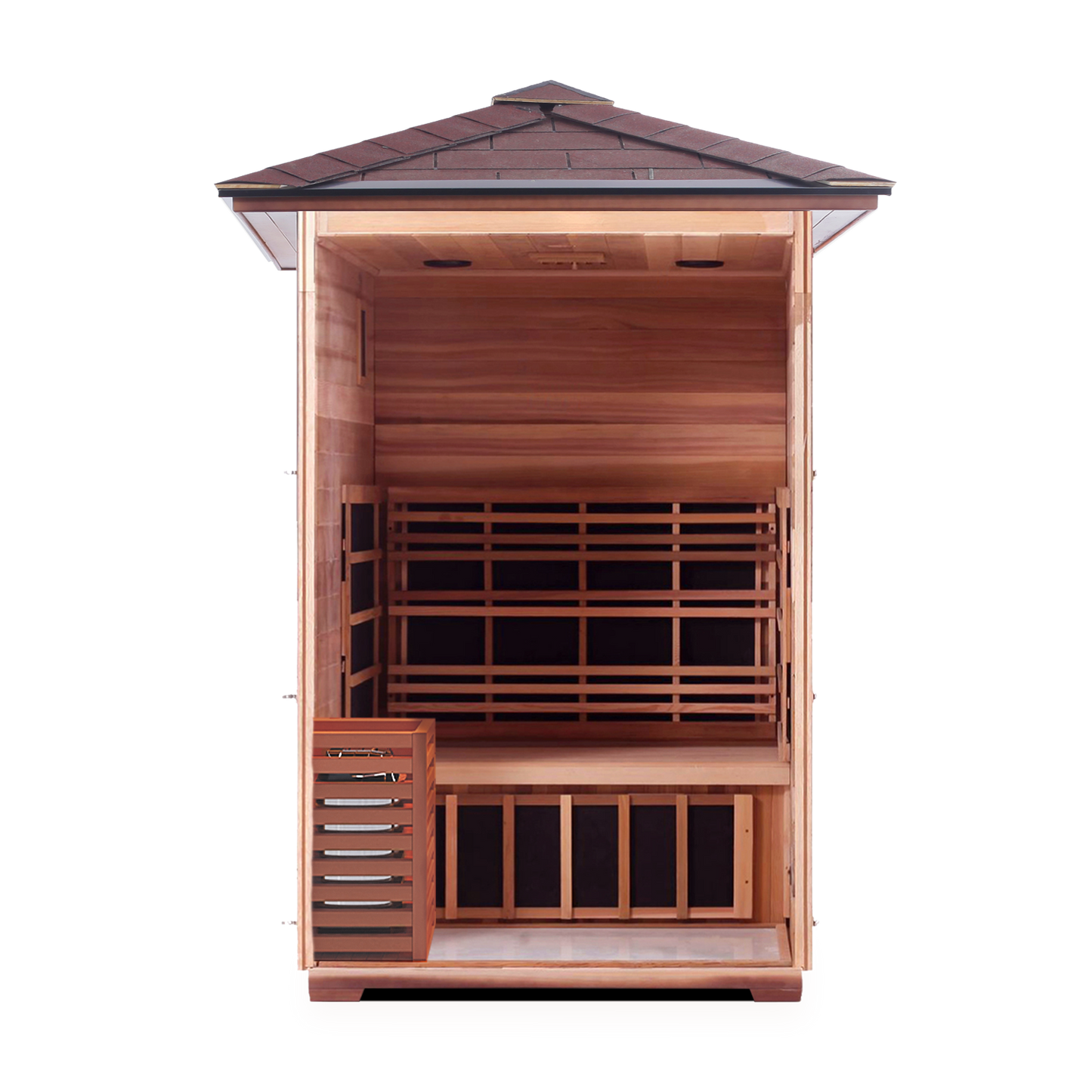 Sapphire 2 Hybrid Infrared/Traditional Outdoor Sauna