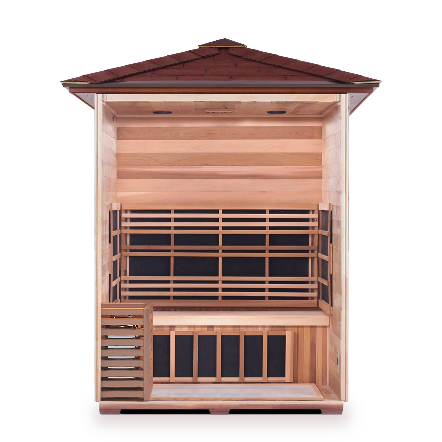 Sapphire 3 Hybrid Infrared/Traditional Outdoor Sauna