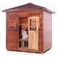 Sapphire 5 Hybrid Infrared/Traditional Outdoor Sauna