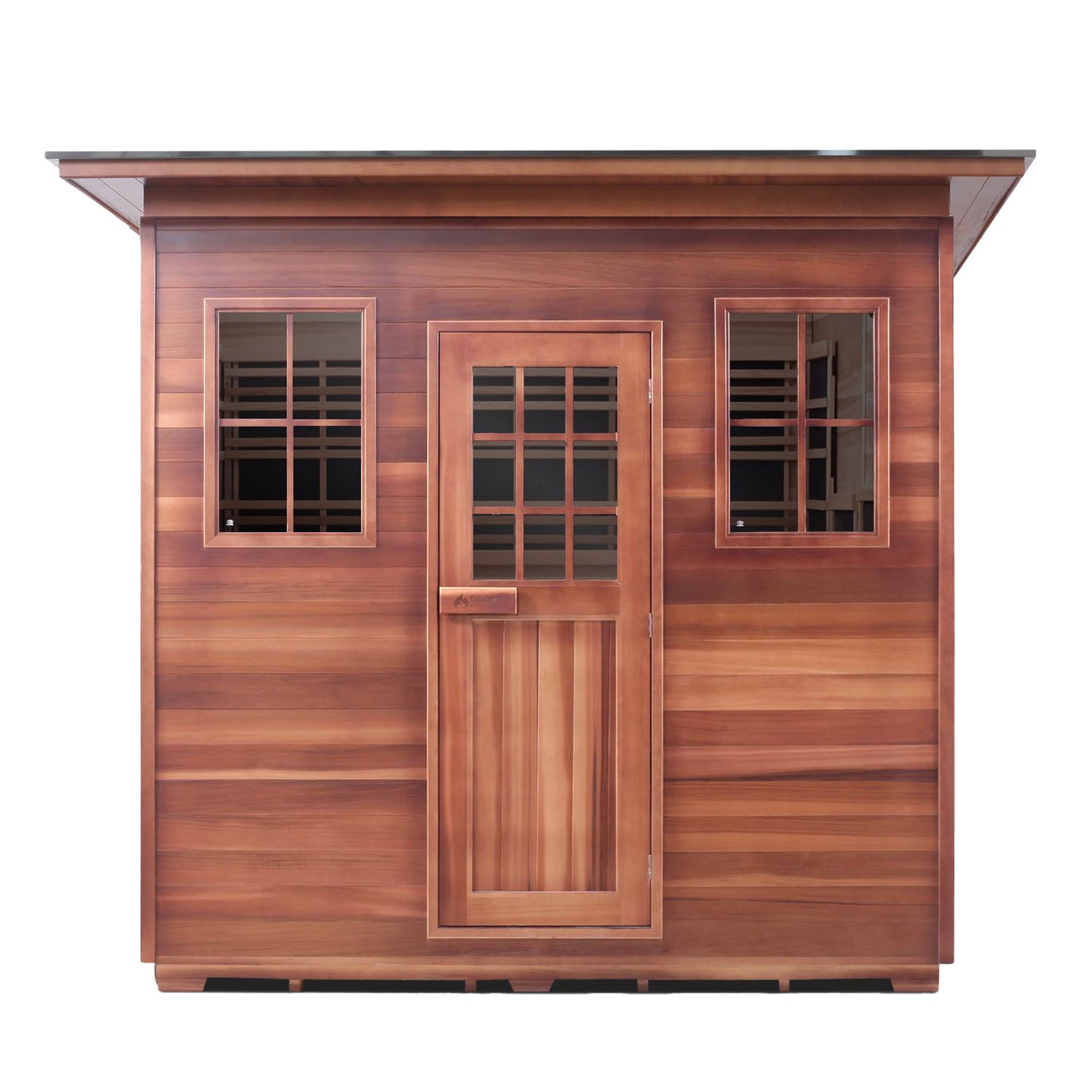 Sapphire 8 Hybrid Infrared/Traditional Outdoor Sauna