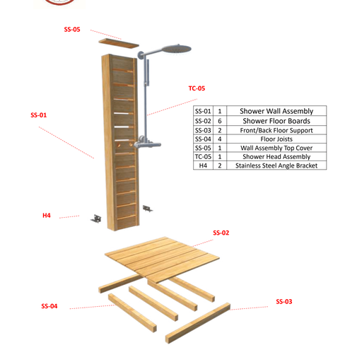 Sierra Outdoor Shower